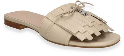 Phillip Hardy Damen-Pantoletten aus Leder 180301000010 (Beige)