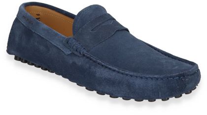 Richard Gordon Herren-Slipper aus Leder 226102000035 (Dunkelblau)