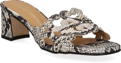 Pedro Miralles PERLA Damen-Pantoletten 181385000005 (Schwarz/Beige)