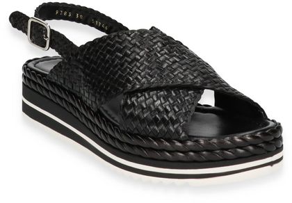 Phillip Hardy MILAN Damen-Sandalen aus Leder 184000000001 (Schwarz)