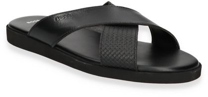 BOSS DARREL Herren-Pantoletten 280001000007 (Schwarz)