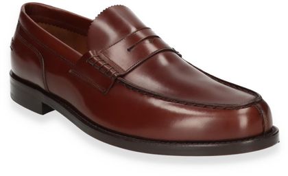 Lottusse DAYTONA Herren-Slipper aus Leder 221201000010 (Dunkelbraun)