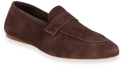 Konstantin Starke Damen-Slipper aus Leder 103202000010 (Dunkelbraun)