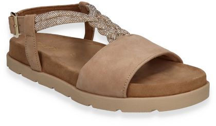 Gabor Damen-Sandalen aus Leder 184302000015 (Beige/Gold)