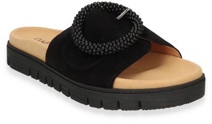 Gabor Damen-Pantoletten 180002000004 (Schwarz)