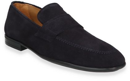 Richard Gordon Herren-Slipper aus Leder 226102000036 (Dunkelblau)