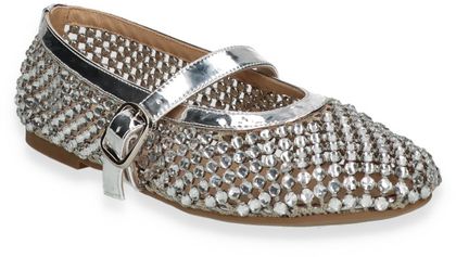 Eddie Rodriguez Damen-Ballerinas 103911000011 (Silber)
