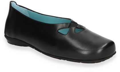 Thierry Rabotin Flache Slipper für Damen 103001562907 (Schwarz)