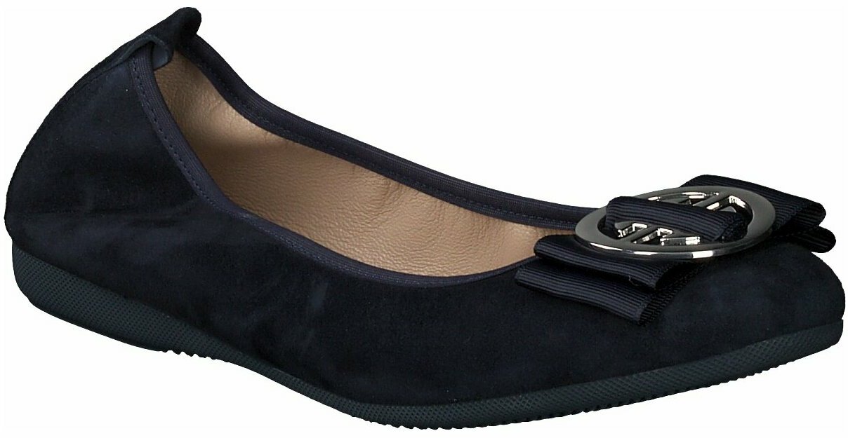 La Ballerina Damen-Ballerinas aus Leder 103102874152 (Blau) Bild 01