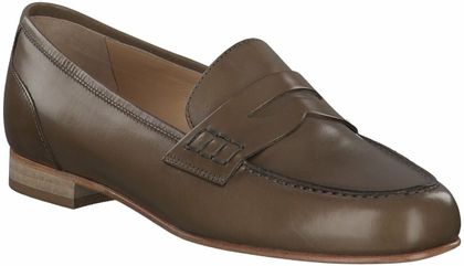 Konstantin Starke Damen-Slipper aus Leder 110691875144 (Oliv)