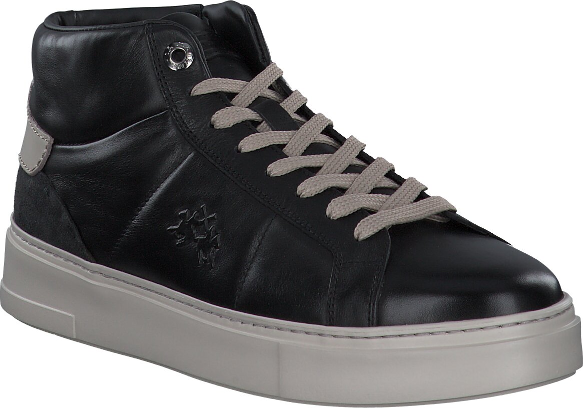 La Martina High-Top-Sneaker für Herren 212001939043 (Schwarz) Bild 01