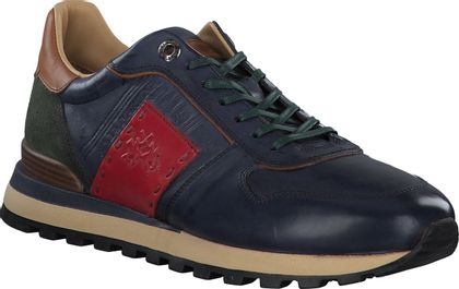 La Martina Herren-Schnürschuhe aus Leder 244101939055 (Blau)