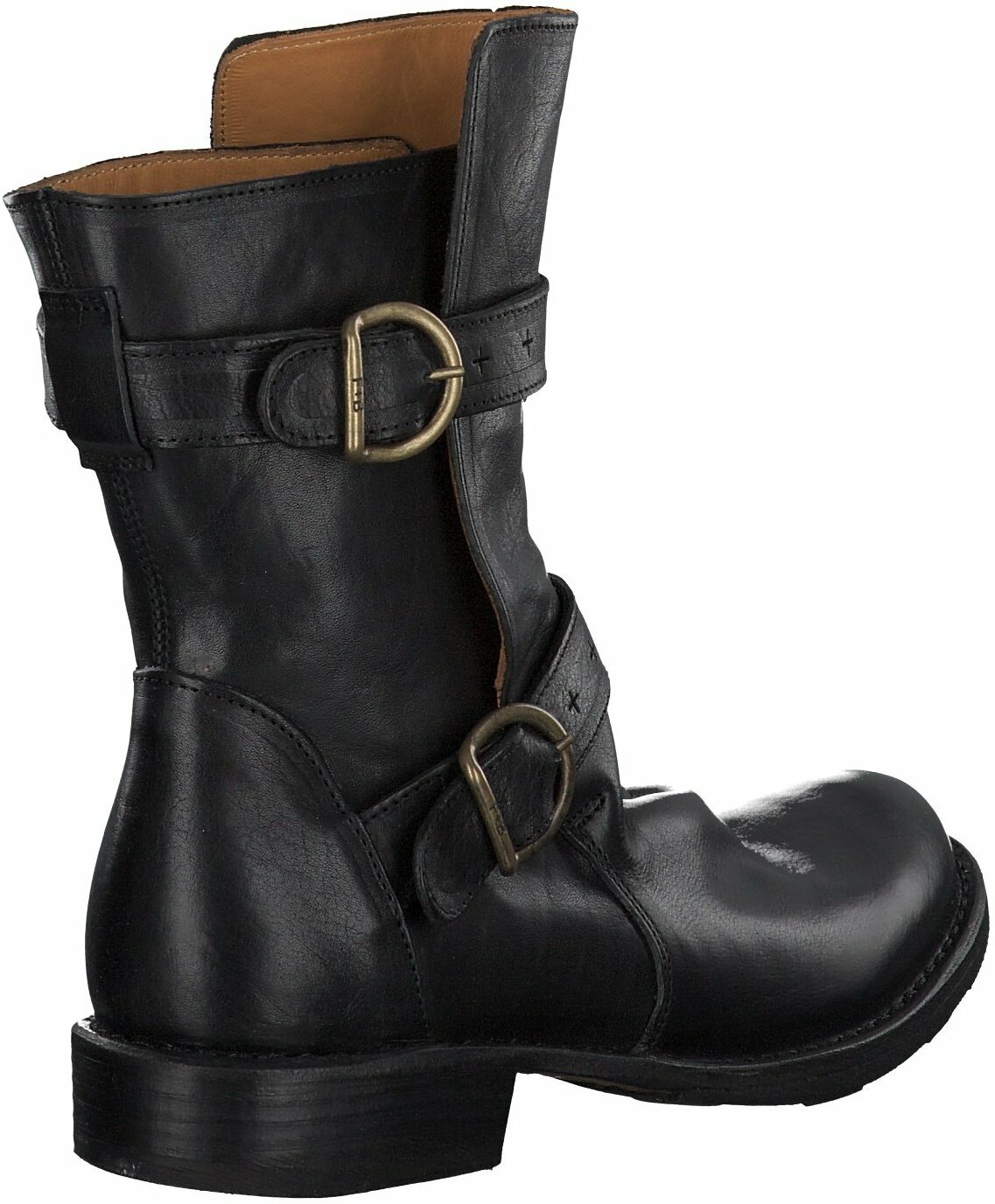 Fiorentini + Baker Schwarze Biker-Boots für Damen Boots für Damen  102001142530 schwarz Leder - Damenschuhe Boots