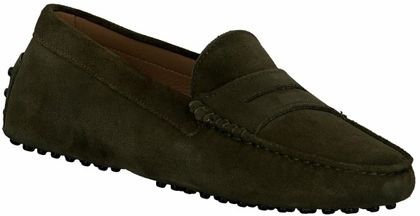 Konstantin Starke Damen-Mokassins aus Leder 100692909816 (Oliv)