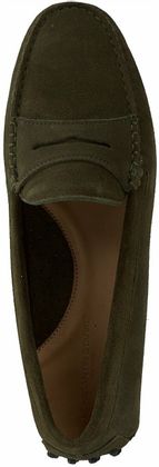 Konstantin Starke Damen-Mokassins aus Leder 100692909816 (Oliv)