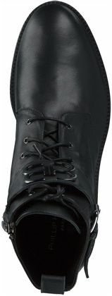Phillip Hardy Damen-Boots aus Leder 102001913686 (Schwarz)