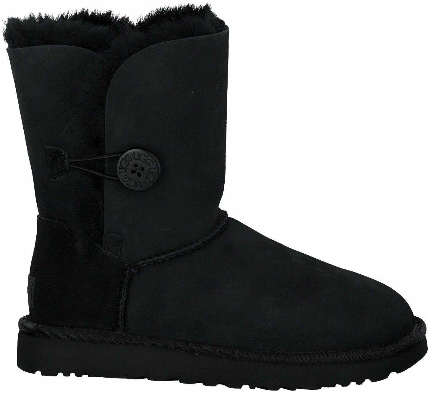 Ugg boots bailey button schwarz sale