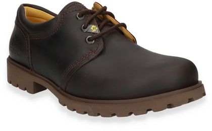 Panama Jack Herren-Halbschuhe aus Leder 240201811464 (Dunkelbraun)