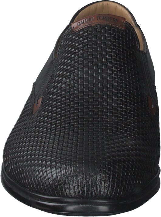 Galizio Torresi Herren-Slipper aus Leder 286000936728 (Schwarz 