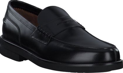 Lottusse Herren-Slipper aus Leder 226001939717 (Schwarz)