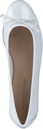 SAPRI Konstantin Starke Damen-Ballerinas aus Leder 120703201339 (Weiß)