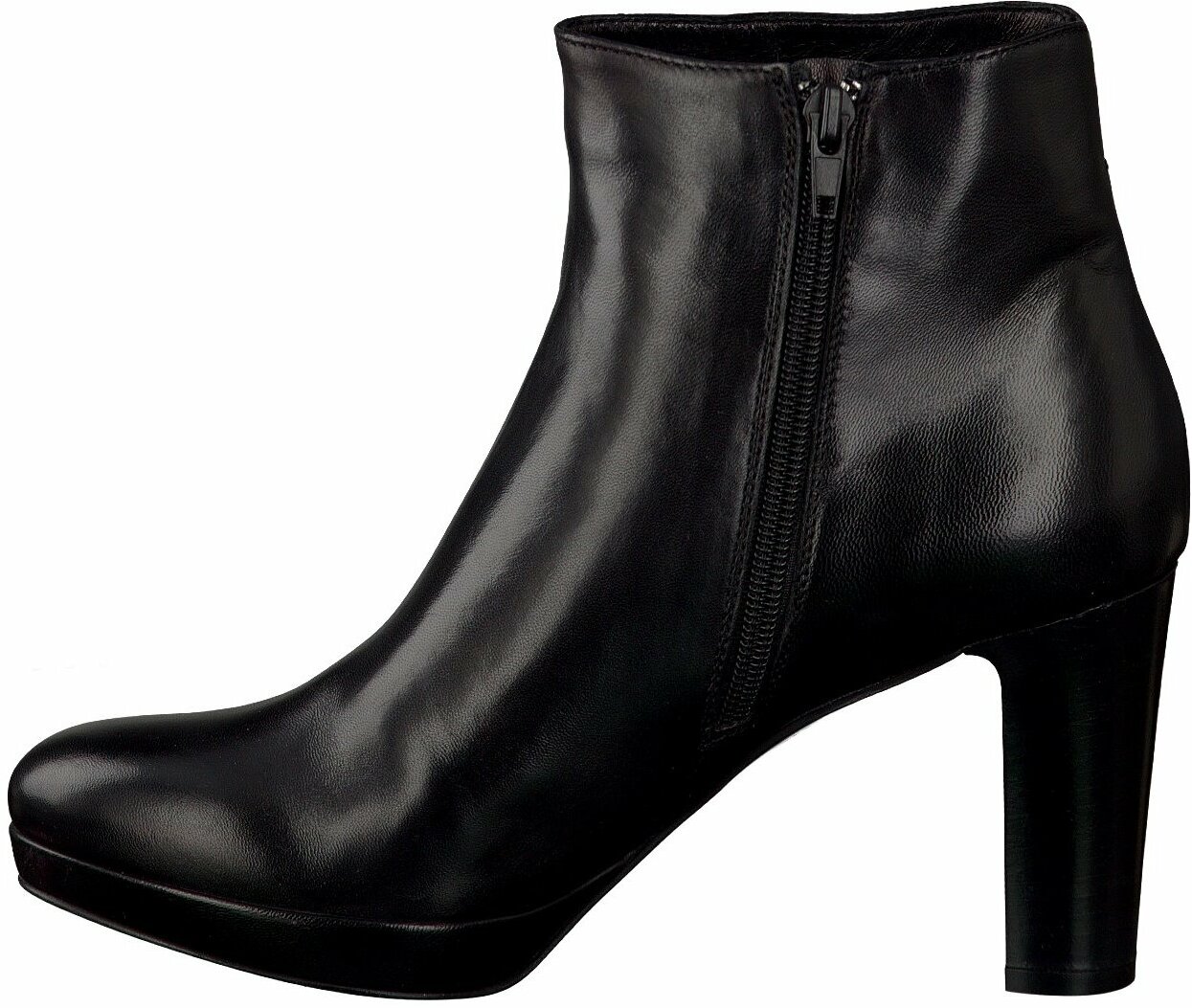 Maripé Schwarze AbsatzStiefeletten mit Plateau Stiefeletten für Damen 109001324486 schwarz