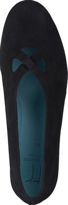 Thierry Rabotin Damen-Keilabsatz-Slipper 125002368404 (Schwarz)