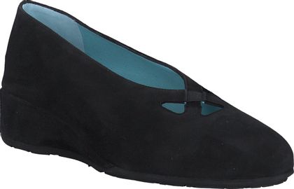 Thierry Rabotin Damen-Keilabsatz-Slipper 125002368404 (Schwarz)