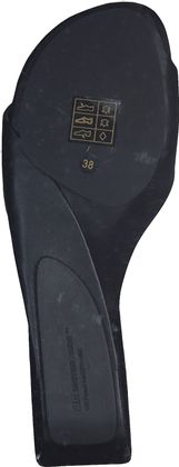 United Nude Damen-Pantoletten aus Leder 181001974602 (Schwarz)