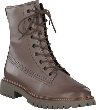 Paul Green Damen-Schnürboots aus Leder 102301989137 (Beige)