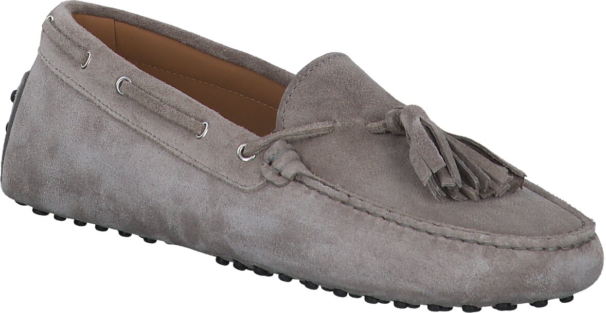 Konstantin Starke Flache Mokassins für Damen in Hellgrau Slipper  