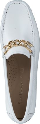 Ralph Harrison Damen-Slipper aus Leder 100701983100 (Weiß)