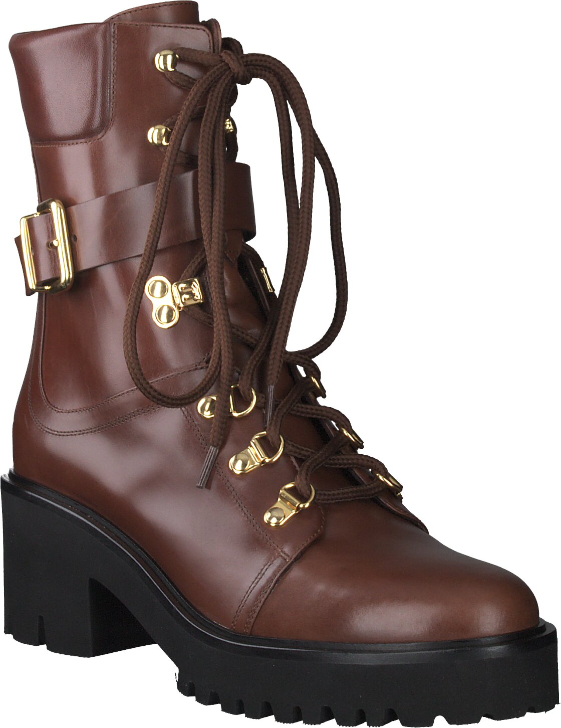 Trumans Damen-Schnürboots aus Leder 102221969643 (Braun) online 