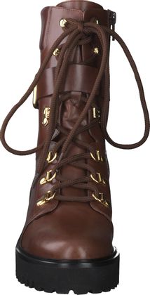 Trumans Damen-Schnürboots aus Leder 102221969643 (Braun)