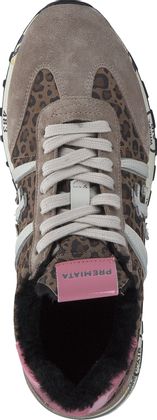 Premiata Gefütterte Damen-Sneaker 193382987611 (Beige/Bunt)