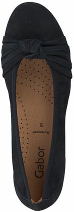 Gabor Damen-Ballerinas aus Leder 100102382206 (Blau)