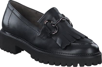 Paul Green Damen-Slipper aus Leder 100001969060 (Schwarz)