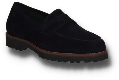 Sioux Damen-Slipper aus Leder 100102986926 (Blau)