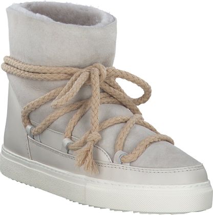 INUIKII Gefütterte Damen-Boots aus Leder 192302984772 (Beige)