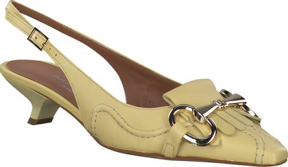 Phillip Hardy Damen-Slingpumps aus Leder 130391980079 (Gelb)