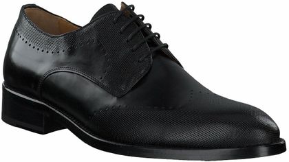 Richard Gordon Herren-Schnürschuhe aus Leder 233001781066 (Schwarz)