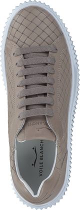 Voile Blanche Damen-Sneaker aus Leder 101301973373 (Beige)