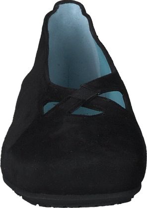 Thierry Rabotin Damen-Slipper aus Leder 103002450157 (Schwarz)