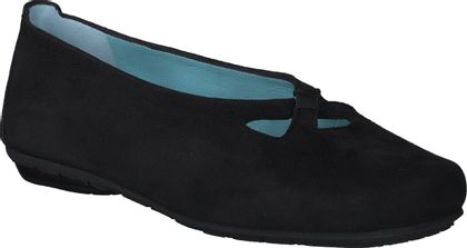 Thierry Rabotin Damen-Slipper aus Leder 103002450157 (Schwarz)