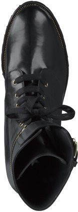 Maripé Damen-Schnür-Boots aus Leder 102001407665 (Schwarz)
