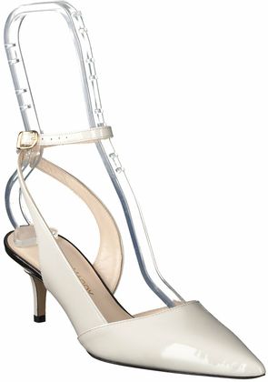 Phillip Hardy Damen-Sling-Pumps aus Leder 131303779672 (Beige)
