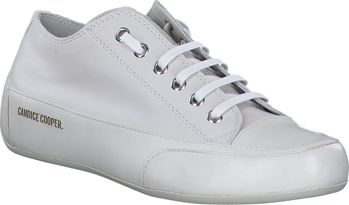 Candice Cooper Flache Damen Sneaker in Wei Hellgrau Schn r