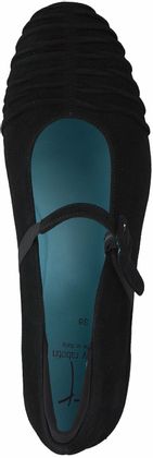 Thierry Rabotin Damen-Spangen-Pumps aus Leder 125002418955 (Schwarz)