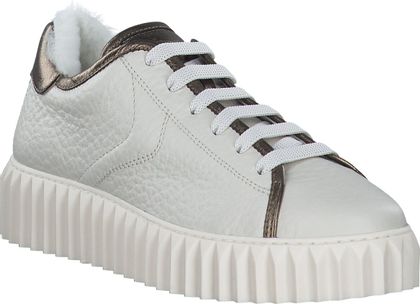 Voile Blanche Damen-Sneaker aus Leder 193301985545 (Beige)