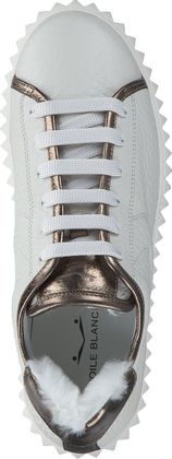 Voile Blanche Damen-Sneaker aus Leder 193301985545 (Beige)